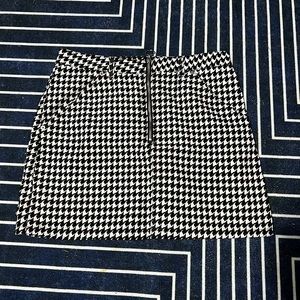 Topshop black and white skirt